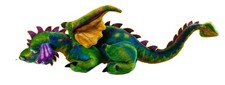 Doug  Melissa Large Rainbow Tie Dye Plush Dragon Stuffed Animal Toy w/Hang Tag