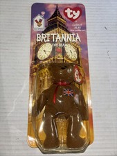 Vintage TY Britannia The Bear Beanie Baby 1997 Retired