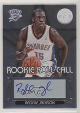 2012-13 Totally Certified Rookie Roll Call Silver Reggie Jackson #66 Auto r4i