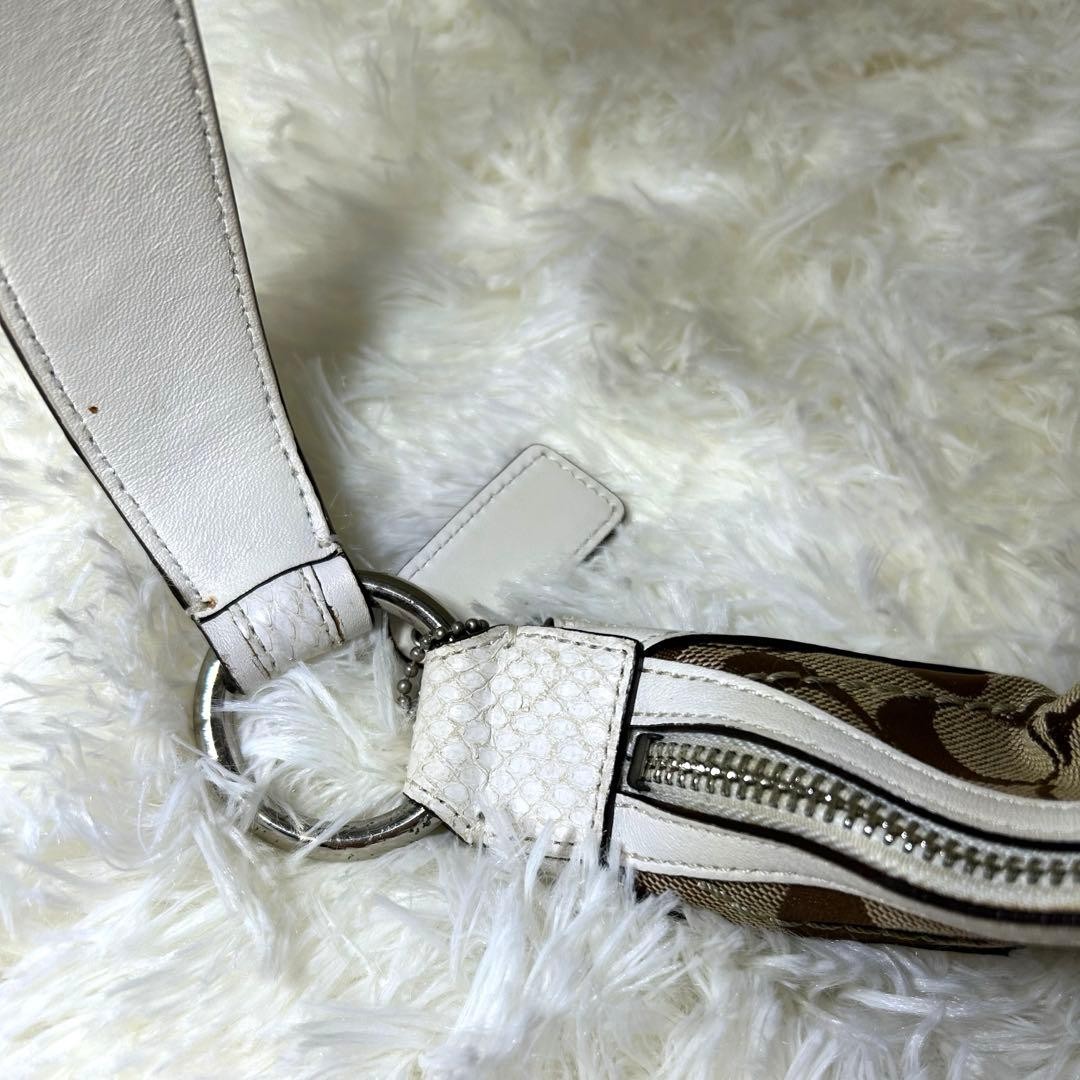 Coach One Shoulder Patchwork Crescent Bag - image 6