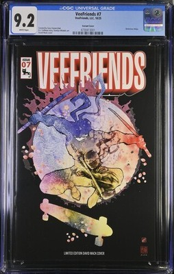CGC 9.2 Veefriends Comic Book #7 Notorious Ninja Cover B David Mack Cover
