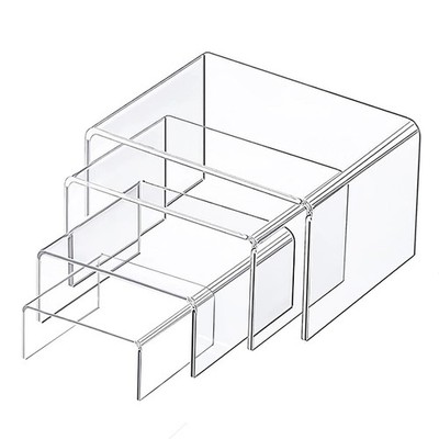  CTDMJ Acryl Display Riser 4 Stück Klar Transparent 