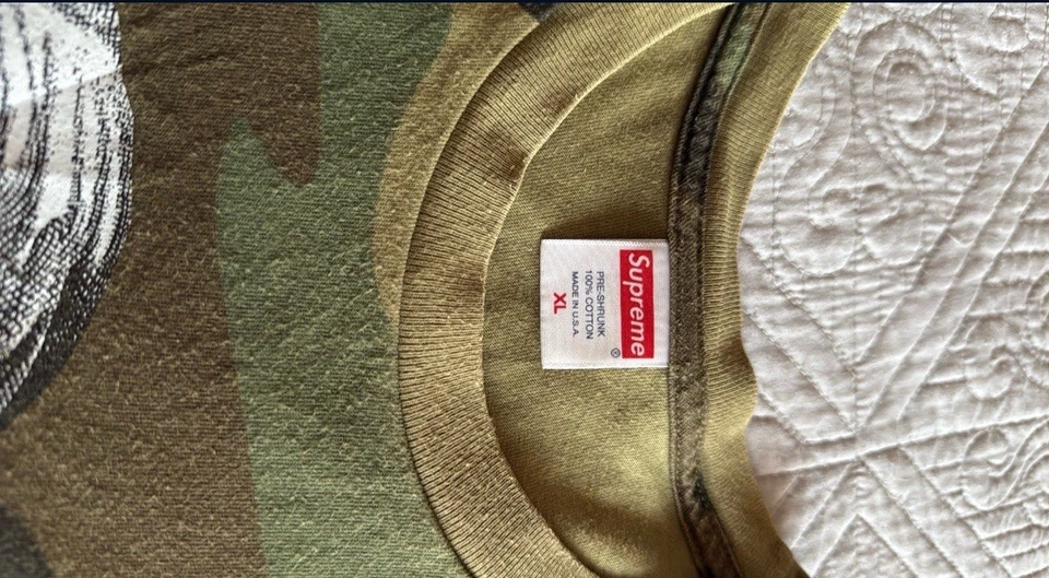 Supreme Everywhere T 恤黑色 XL 码 — 第 2/2 张图片