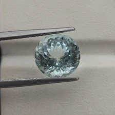 4.3 Ct AQUAMARINE Round Cut Stone, AAA Grade HIGH QUALITY Loose Stone Pendant