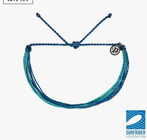 2 Pura Vida Armbänder Ocean Mist Armband und Surf Rider Neu Mit Etikett