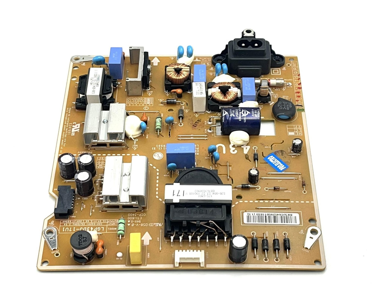 LG 43UK6300PLB 43UK6400 LGP43DJ-17U1 EAX67209001 (1.5) TV Power Supply