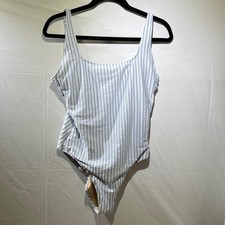 Old Navy Striped Blue and White One Piece