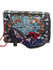 Irregular Choice Women's Heels UK 7 Blue Floral 100% Other Court