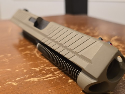 #ad Completed GEN 3 G19 Slide Chamfered Compensated FREE PORTED BARREL Burnt Bronze $300.00