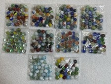 Lot Of 300 Vintage Marbles Akro Peltier Vitro Jabo Iridescent Various Sizes 3 LB