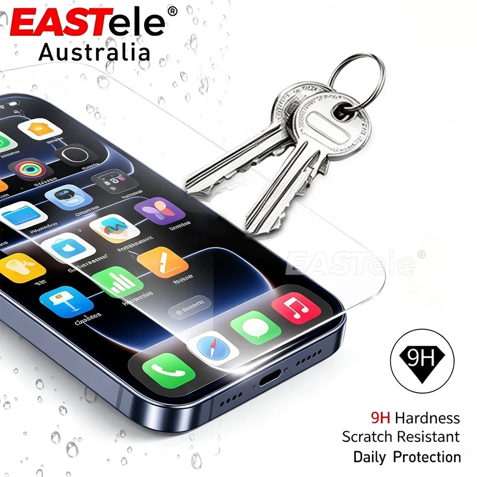 2X Tempered Glass Screen Protector For iPhone 17 16 Pro Max 15 14 13 12 11 Plus - image 4 of 4