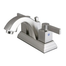 Kingston Brass FSC464.NQL Meridian 1.2 GPM Centerset Bathroom - Nickel