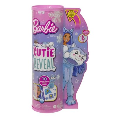 Mattel - Barbie Sparkly Snowflake Cutie Reveal Husky Doll