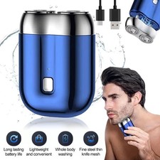 2025 Upgrade Mini Pocket Shaver USB Mini Shavers for Men Waterproof Rechargeable