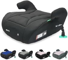 Booster Car Seat Child 6-12yrs Group Black Group 3 Junior Portable Lightweight