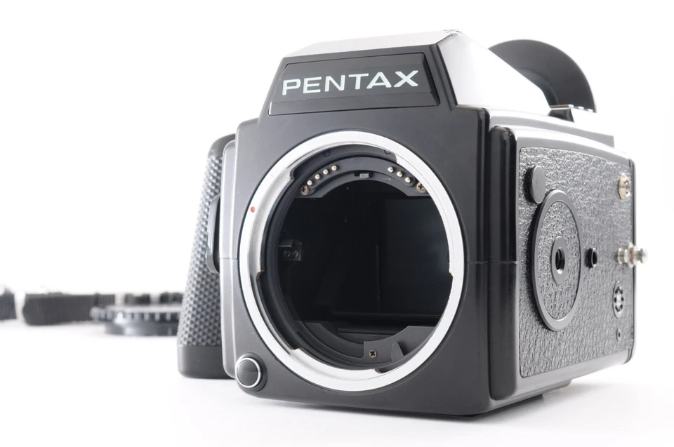 **Exc+5 con correa** Cuerpo de cámara fotográfica de formato medio Pentax 645 + 120 parte posterior de película JPN Foto 2 de 4