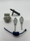 GI Joe Snow Serpent 1985 v1 accessories parachute snow shoes missile backpack
