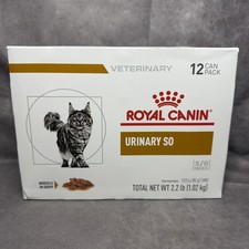 New 12 Pack ROYAL CANIN Urinary Care Morsels In Gravy Cat Food Cans Exp 10/2027