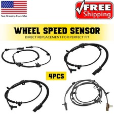 2 Pair Rear Front Left Right ABS Wheel Speed Sensor For 12 2011 13-14 Ford F150
