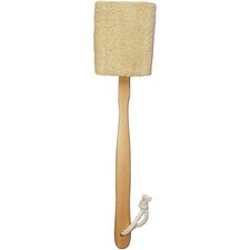 Natural Exfoliating Loofah Luffa Loofa Bath Brush On A Stick With Long Wooden Ha