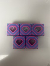 Authentic NeeDoh Groovy Jewel Minis Full Set Purple Blue Pink 5 Pack Brand New