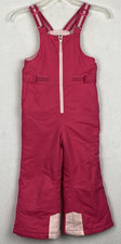 Swiss Tech Girls XS 4/5 Pink Snow Pants Bibs Overalls Winter Swiss Tech