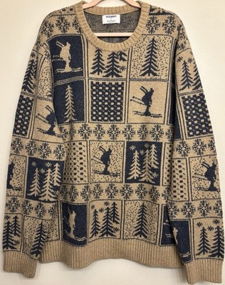 Old Navy Sweater SoSoft Fair Isle Cozy Skiers Sweater Winter Men s XL