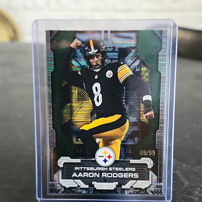 Topps 2026 Flagship Aaron Rodgers Touchdown Machines 9/99