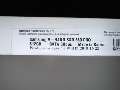 Samsung V-NAND SSD 860 PRO 512GB 2,5  Interne SSD SATA 6Gbps Solid State Drive