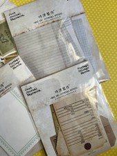 Ephemera Vintage Tags Sticker Frame Kit Scrapbooking Junk Journal Kit Planner