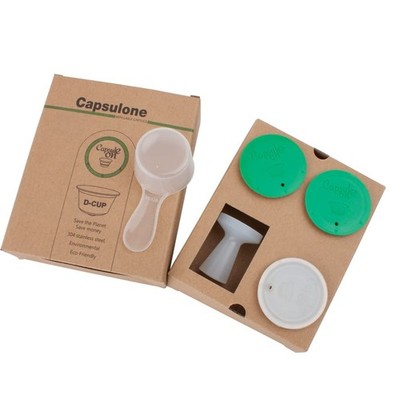 Capsulone Refillable Coffee Capsule Milk Pod fit for Dolce Gusto cafe maker...