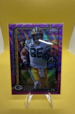 2025 Topps Chrome - Tucker Kraft #108 Pink Wave Refractor /250