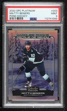 2022 O-Pee-Chee Platinum Pond Hockey Variants Matty Beniers #203 PSA 9 MINT 01g1