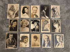 Collection of 14 VINTAGE 1920s-1930s Silent Movie Star Publicity Photos w/ AUTOS