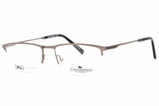 NEW Chesterfield CH 101XL 0YB7 00 Silver 56mm Eyeglasses