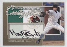 2011 ITG Heroes and Prospects Country of Origin Gold /10 Manny Banuelos Auto 0p8