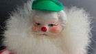 VINTAGE ROC TAIWAN JOLLY ST. NICK SANTA CLAUS SLED GIFTS RIBBON ORNAMENTS 12" — photo 2