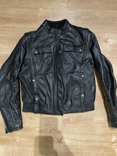 HEIN GERICKE HARLEY DAVIDSON Black Vtg Cafe Racer Style Bomber Jacket Woman&rsquo;s 36