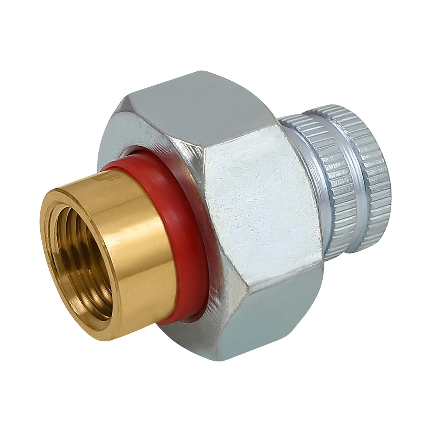 Dielectric Union Pipe Fitting 3/4 in FIP Brass x Steel EVGG0034-OM
