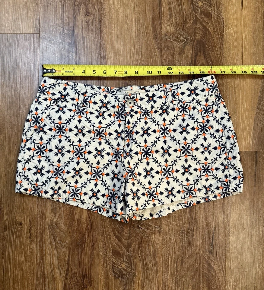 Pantalones cortos blancos bordados Live In Love talla 30 de Lucky Brand para mujer Foto 3 de 4