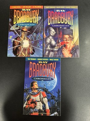 Bantam Spectra Books Ray Bradbury Chronicles 1-3
