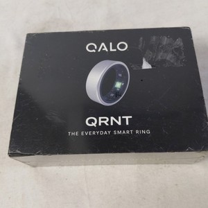 QALO QRNT Smart Ring Health Tracker for Men & Women Titanium, Size: 8