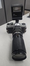 Pentax K-1000 Asahi 35mm Camera AS IS Untested W Lens Vintage