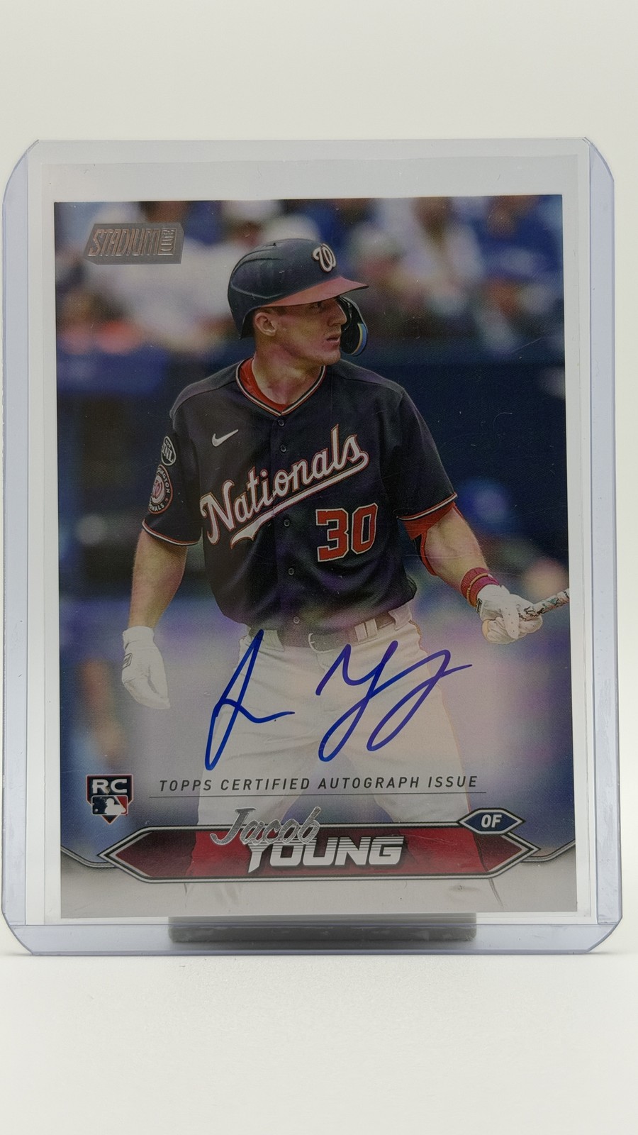 2024 Stadium Club #SCBA-JY Jacob Young Autographs