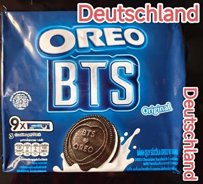   BTS Oreo Original-Kekse mit Vanillecreme Singapur limitierte Auflage 236,25g