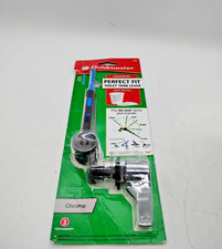 Fluidmaster 641 Perfect Fit Universal Toilet Tank Flush Lever Chrome Replacement