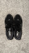ASICS Mens Size 10 Black Lace-Up Low Top Athl...