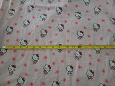 Hello Kitty by Sanrio Fabric 100 cotton 90 x 104" Prewashed