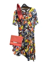 ERDEM Dress Floral Size 10 Vintage Top Designer Wedding Cocktails Opera RRP £700
