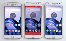 LOT OF 3 x UNLOCKED VERIZON Motorola Moto Z Play Droid XT1635 Smart Phones _READ